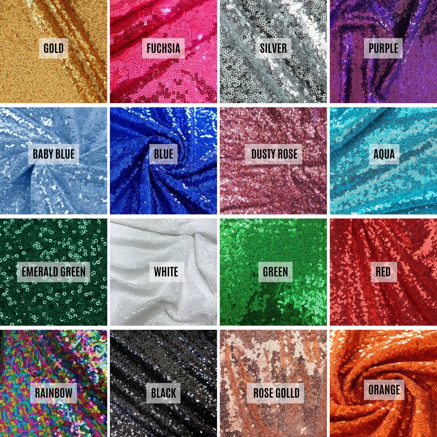 Glitz Sequins on Stretch Mesh Fabric