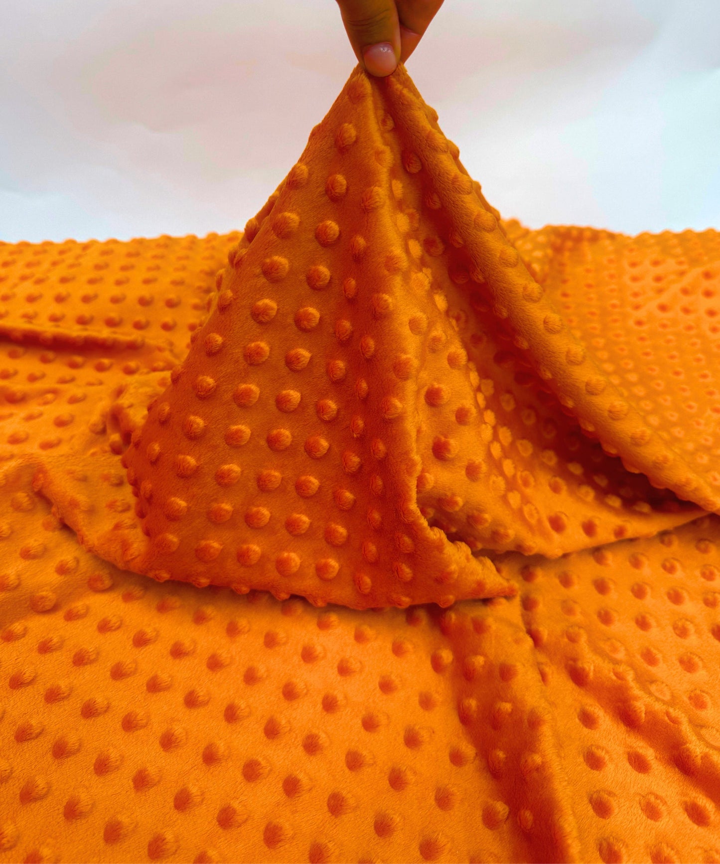 Minky fleece material