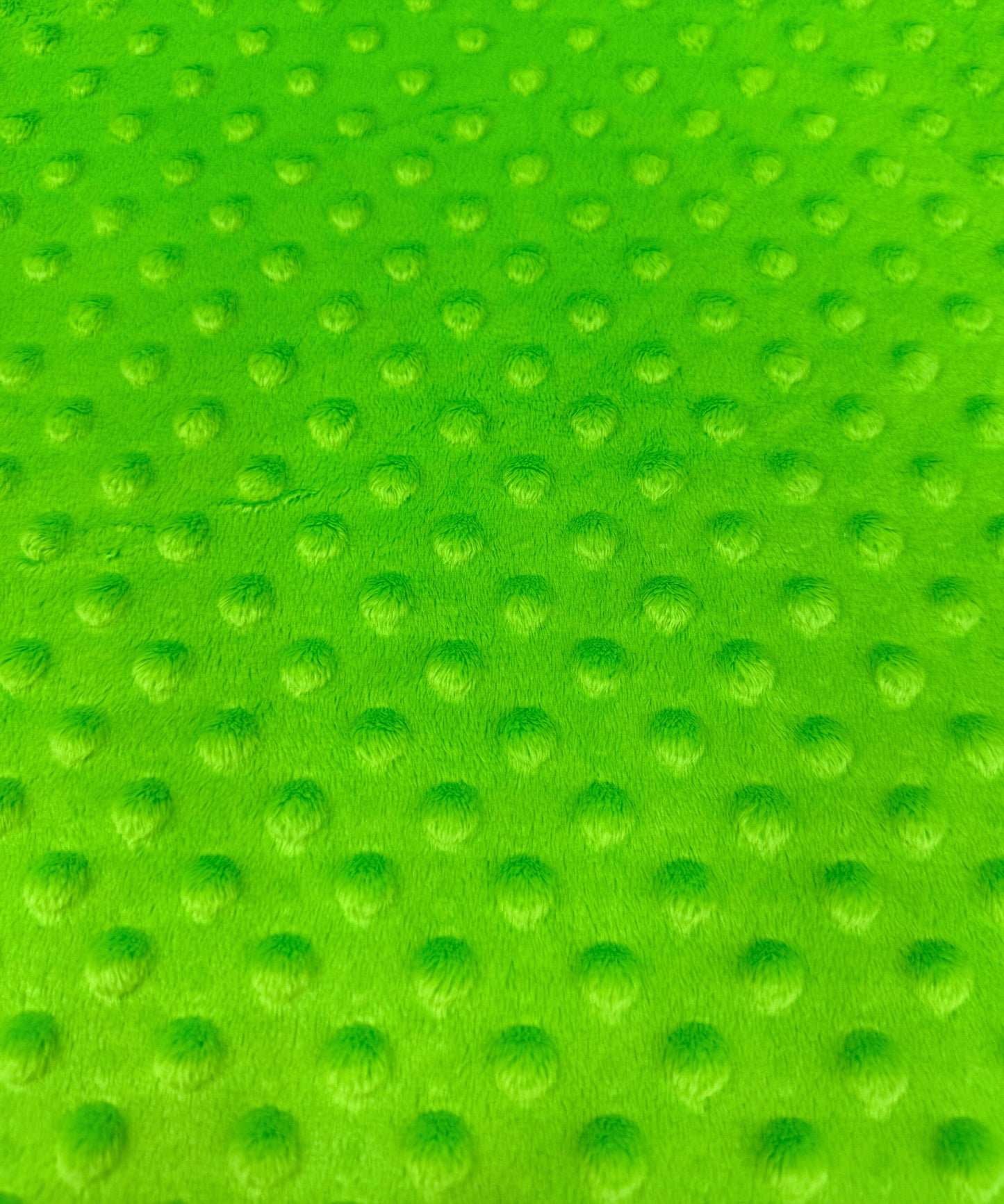 Lime Green Minky Fabric