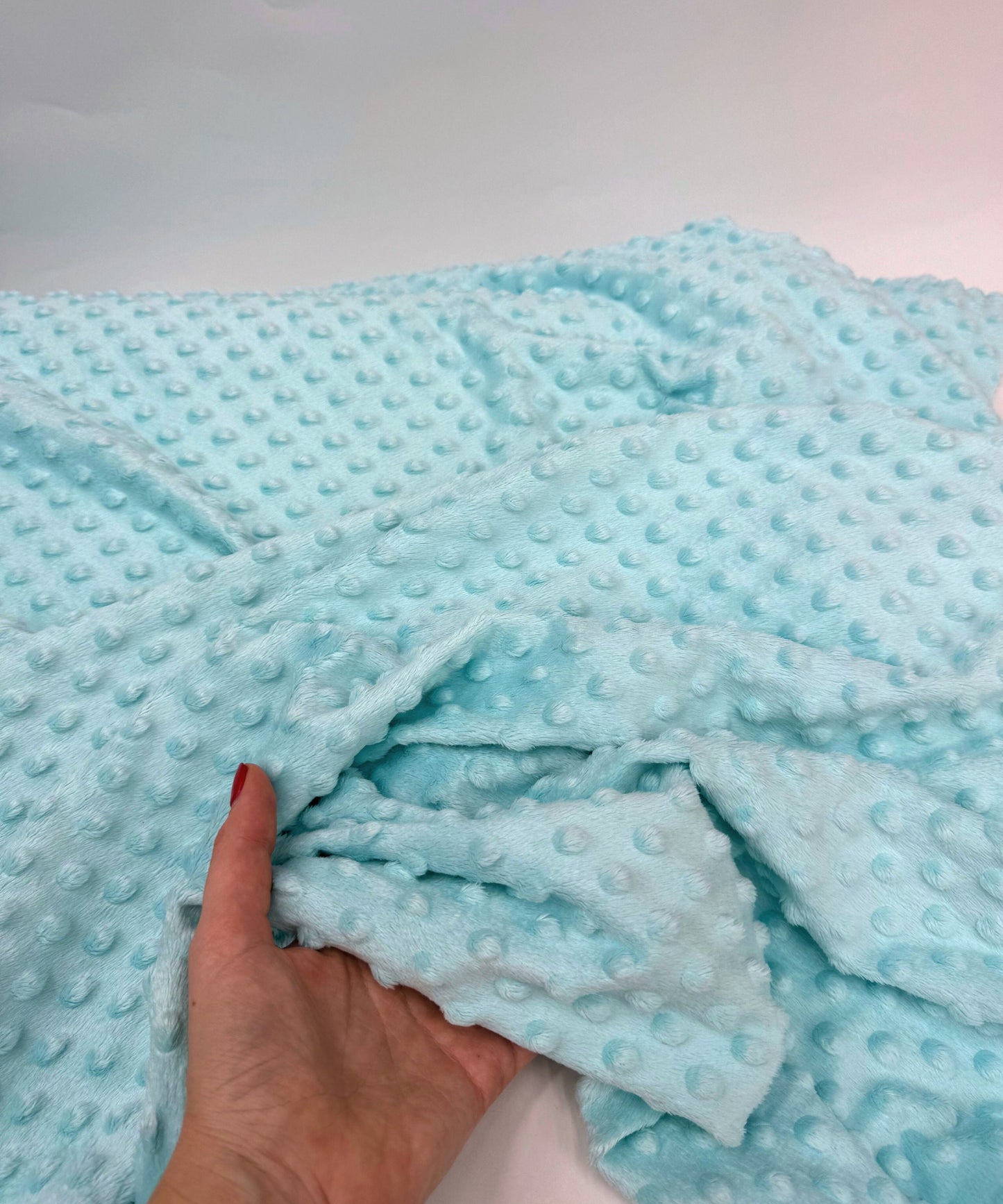 Minky dot fabric