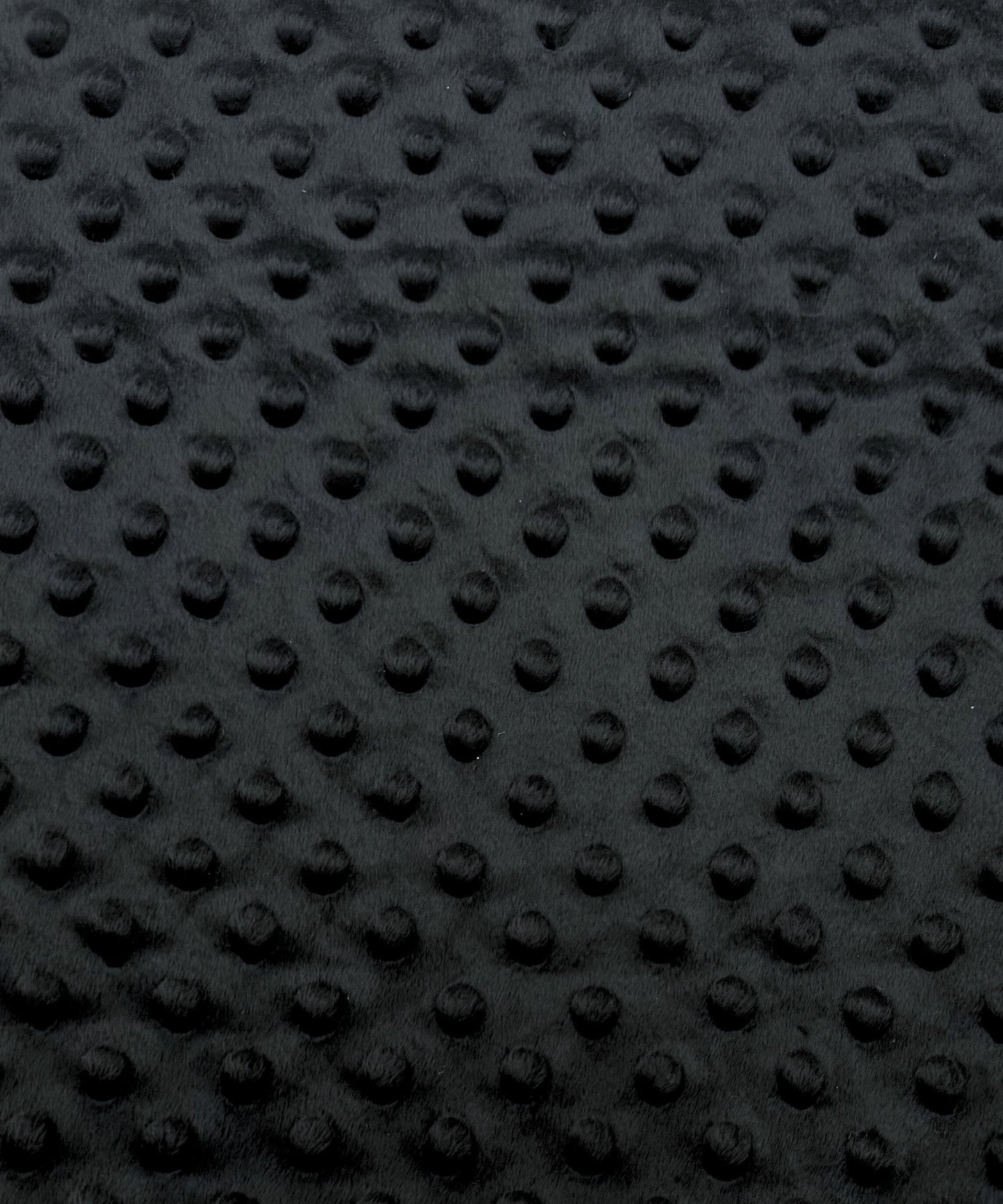 Black Minky Fabric