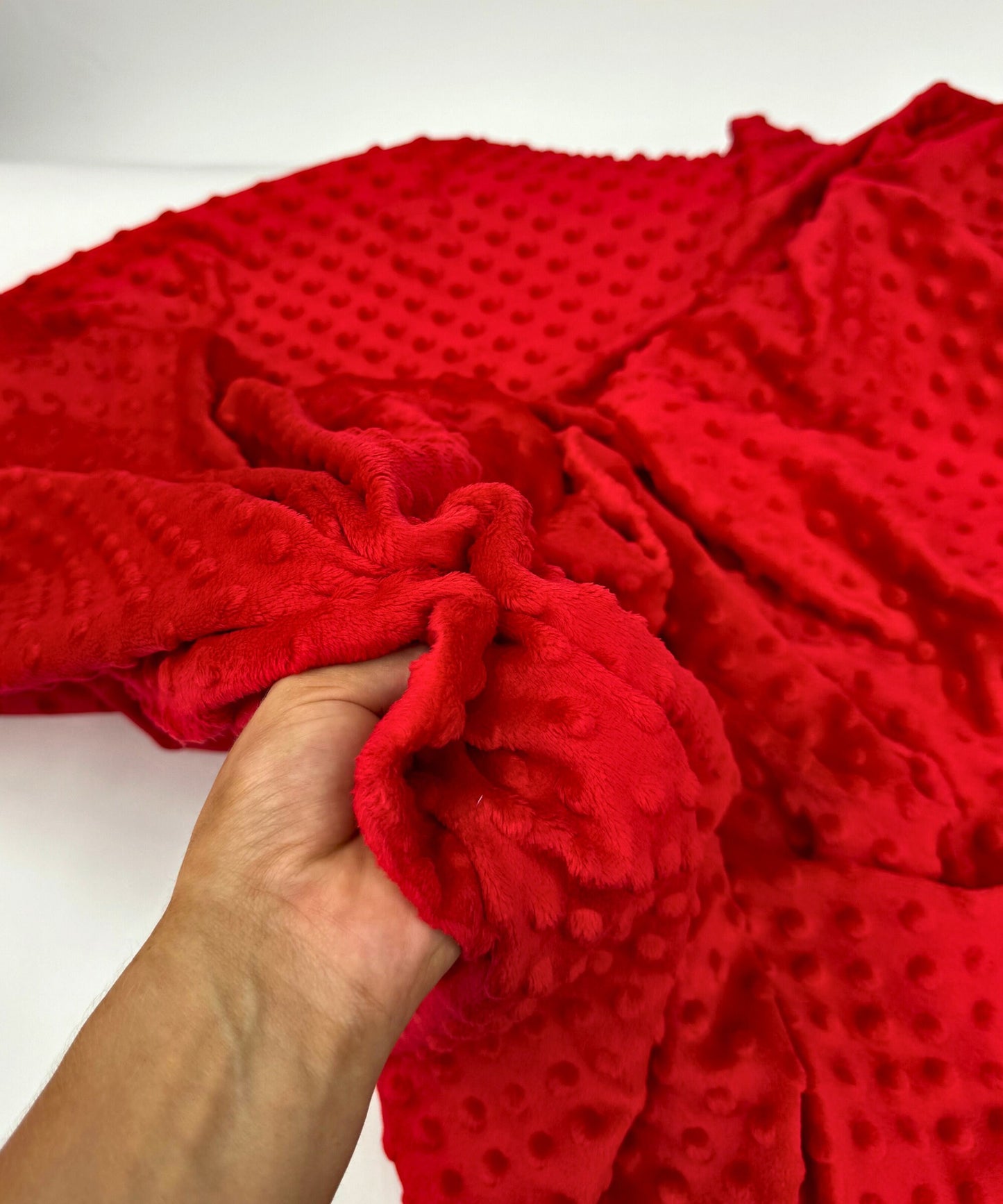 Minky fleece material