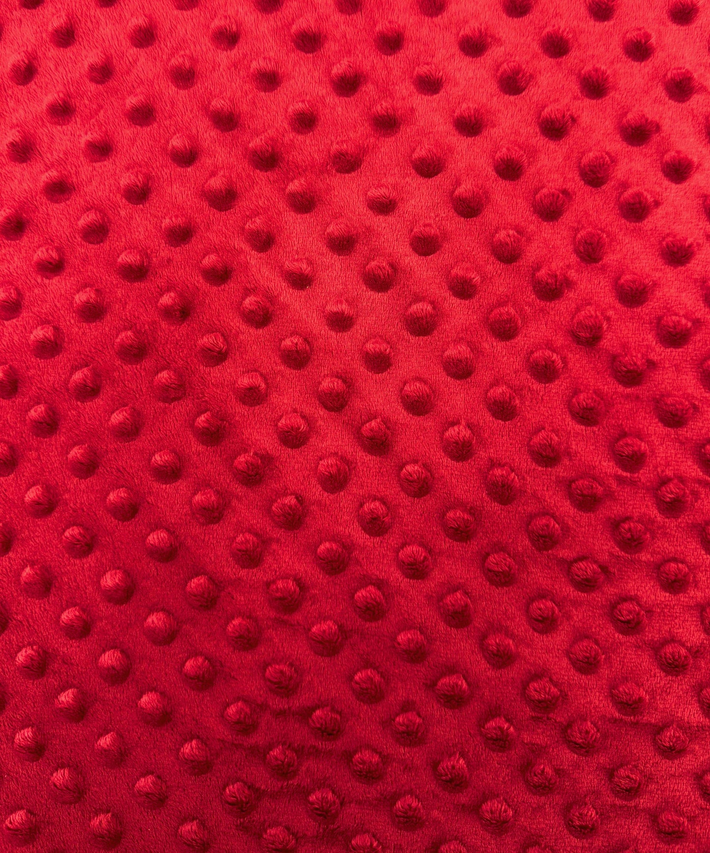 Red Fleece Fabric by the Yard, Minky Dot Fabric Red Plush Fabric for Blankets, Pillow Covers Soft Toys, Baby Blanket, Soft Red Fabric