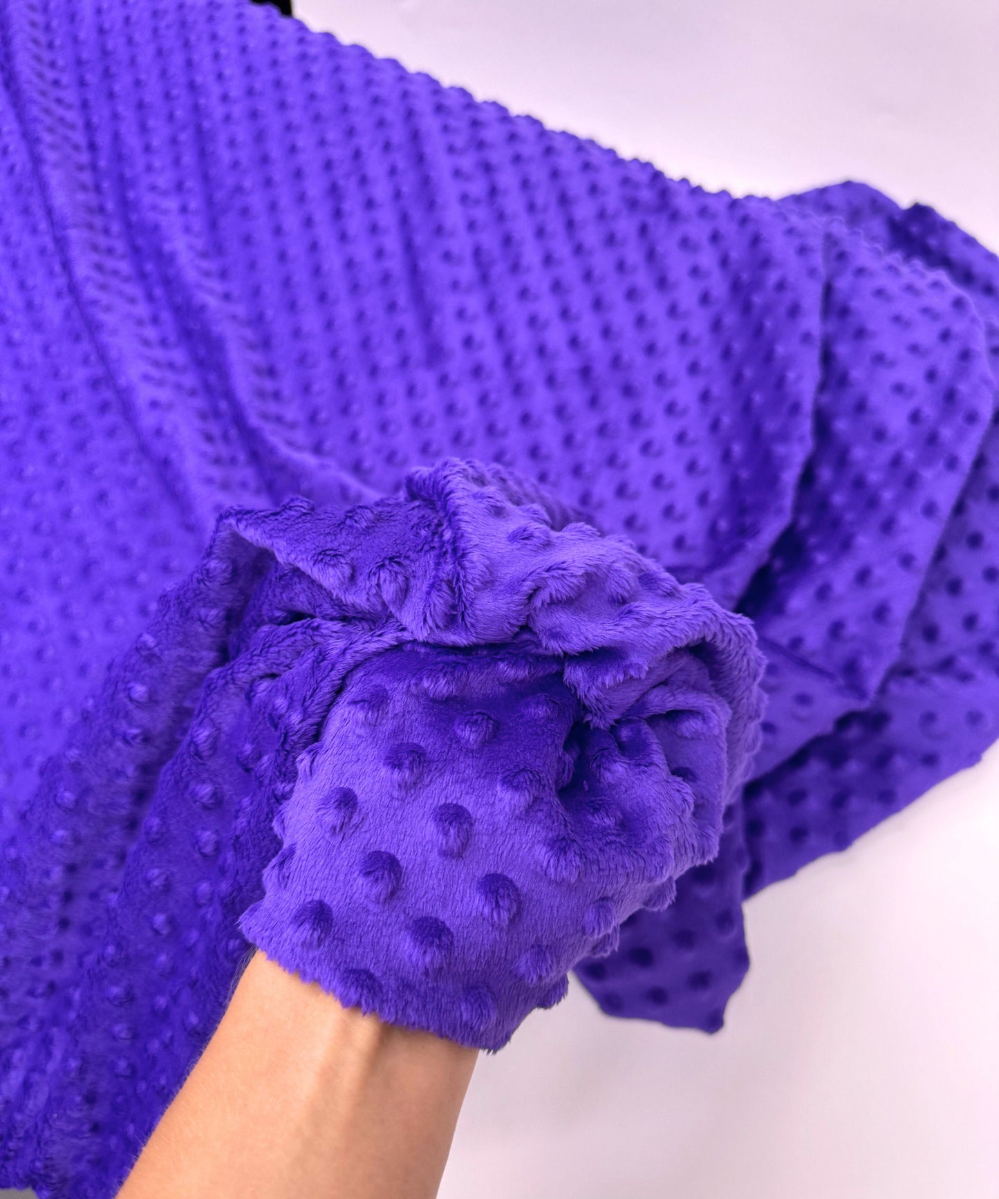 Purple Minky Fabric