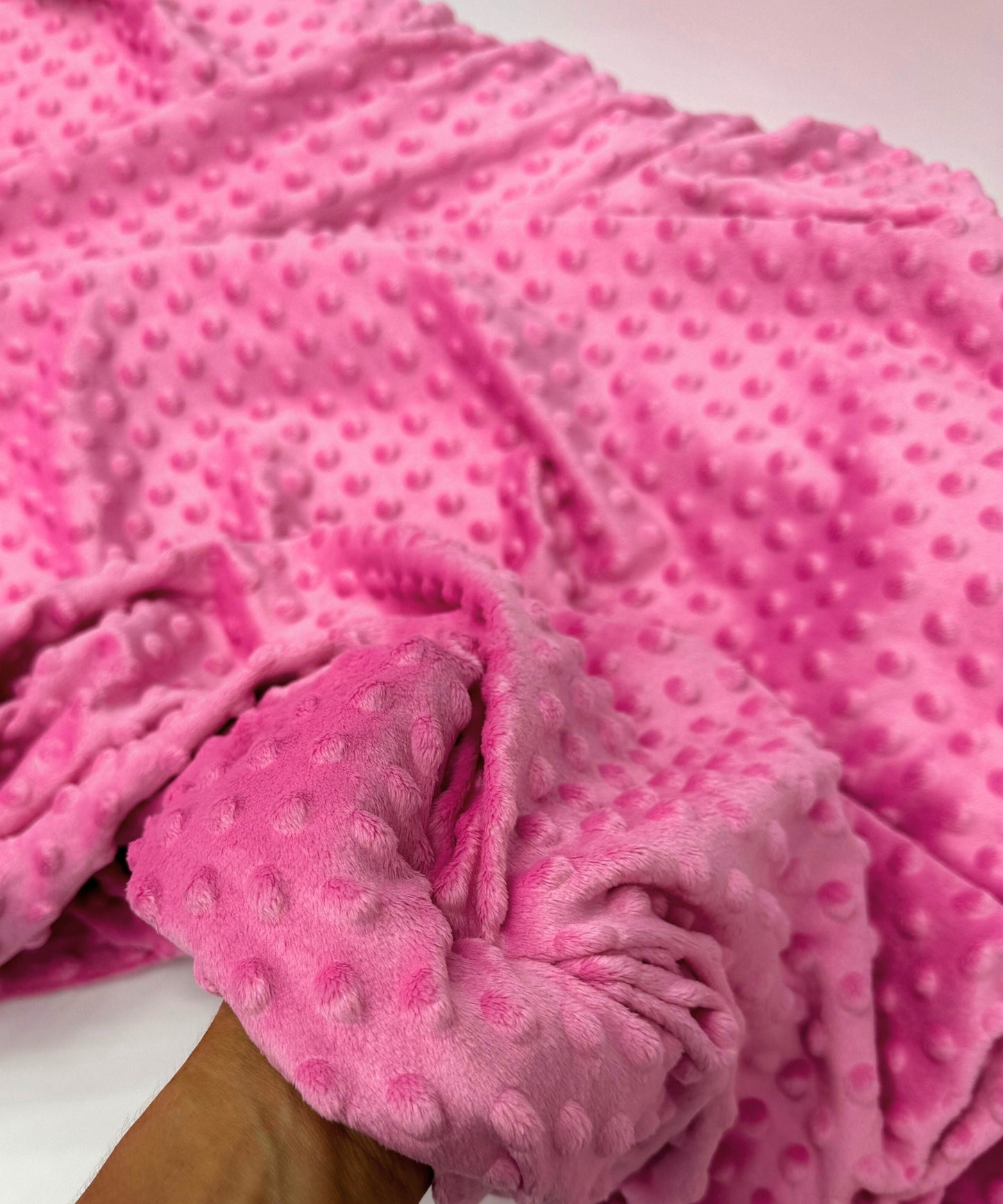 Minky fleece material