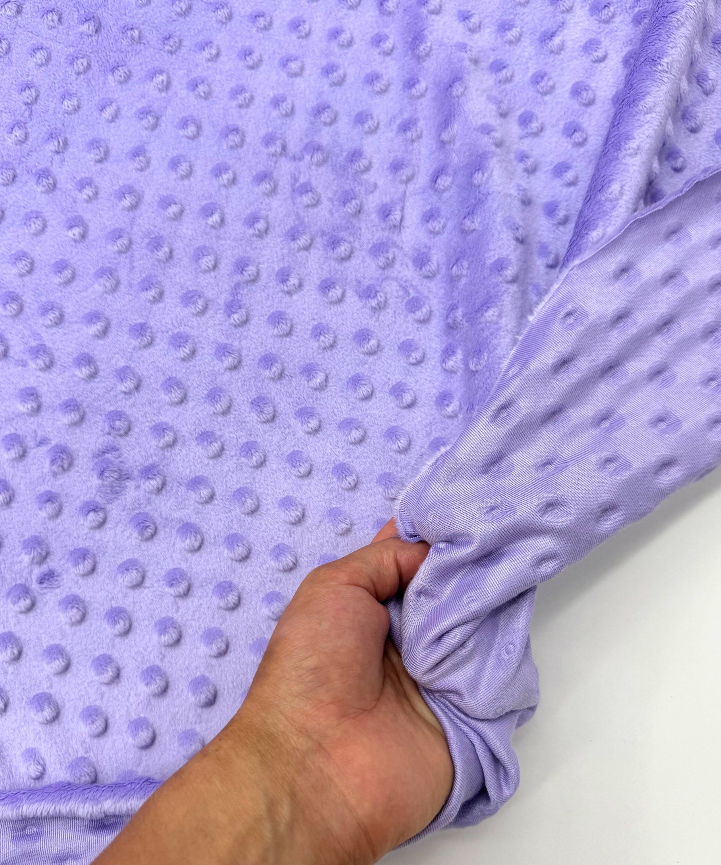 Minky dot fabric