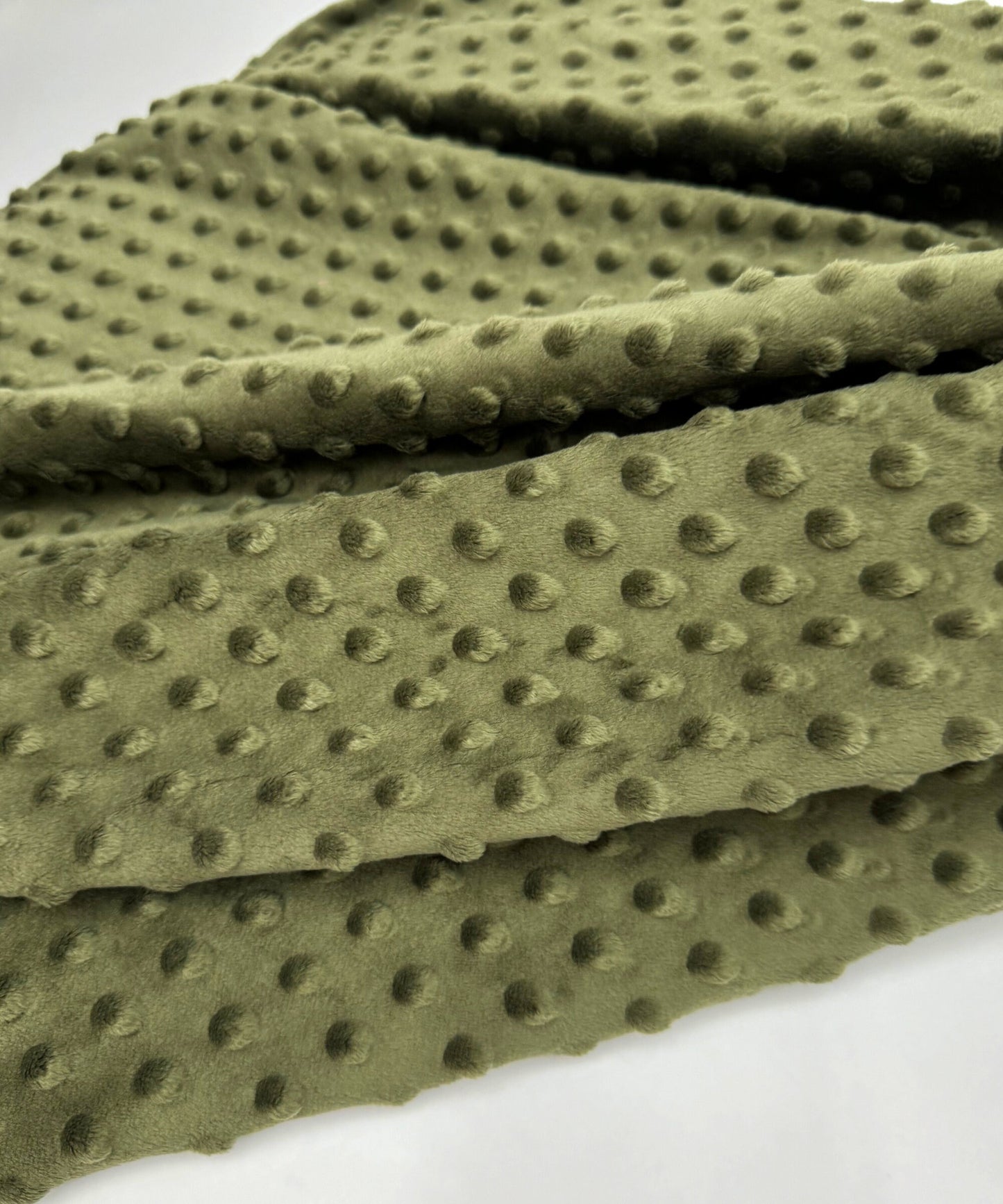 Olive Minky Fabric