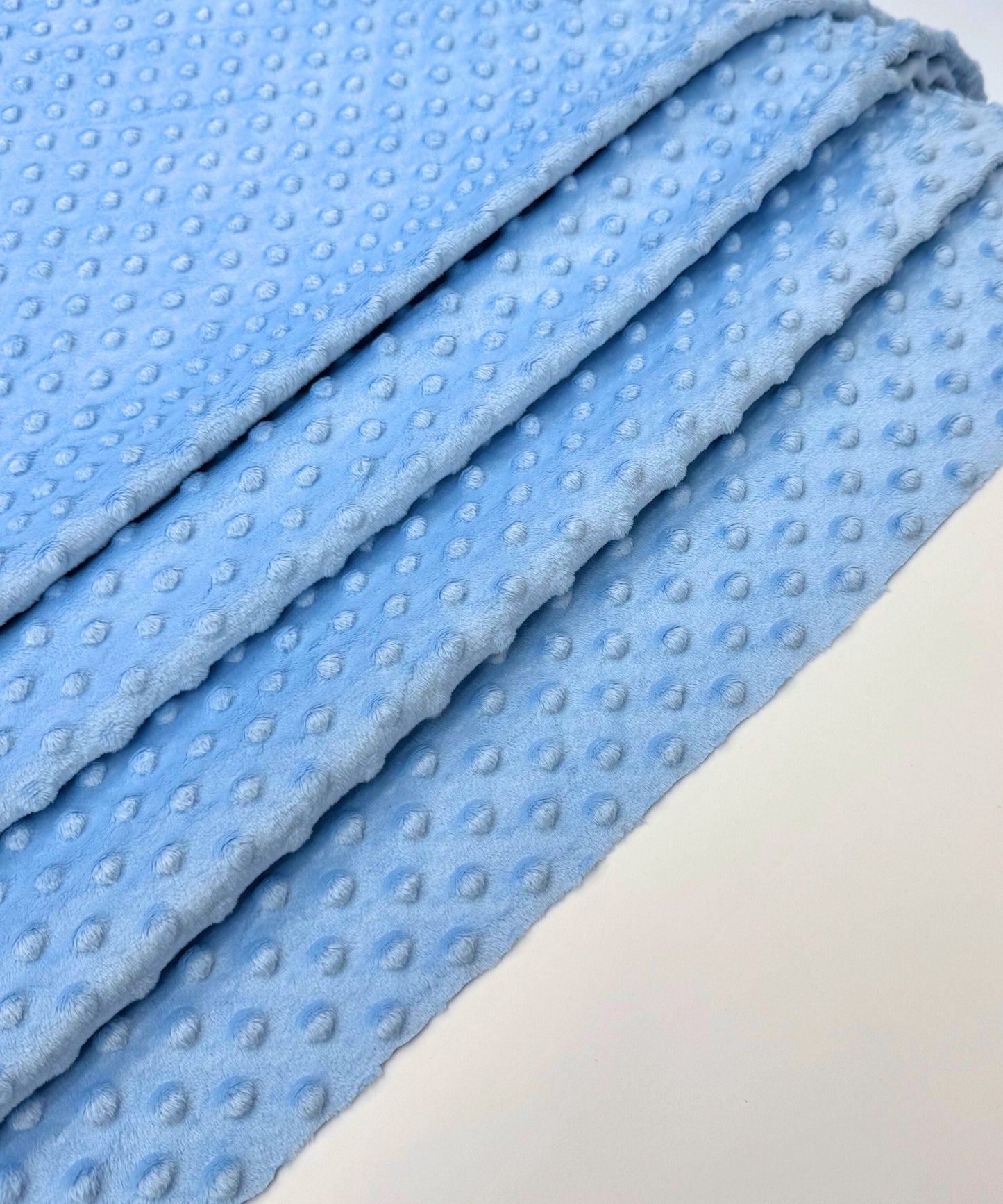 Baby Blue Minky Fabric