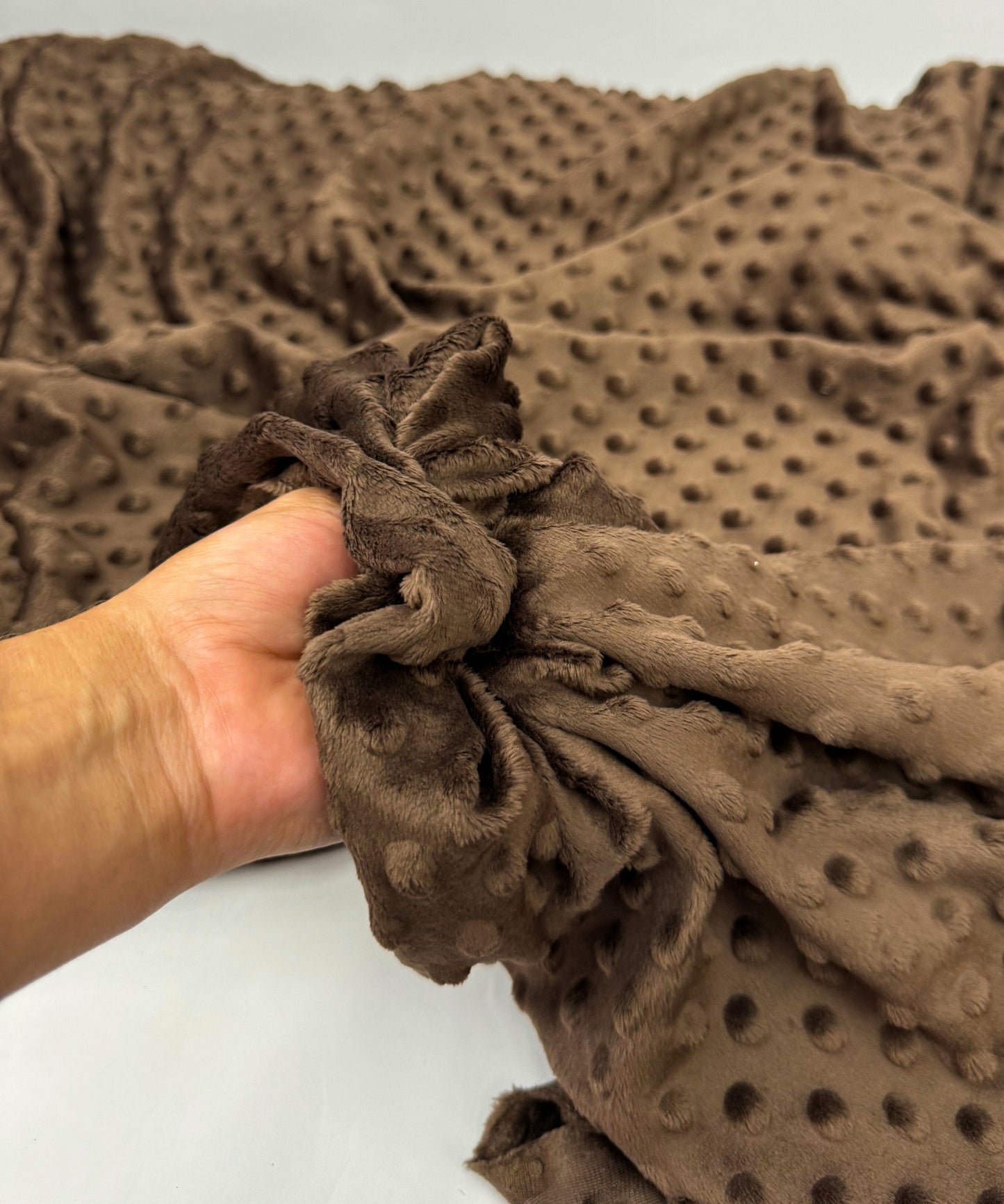 Brown Minky Fabric