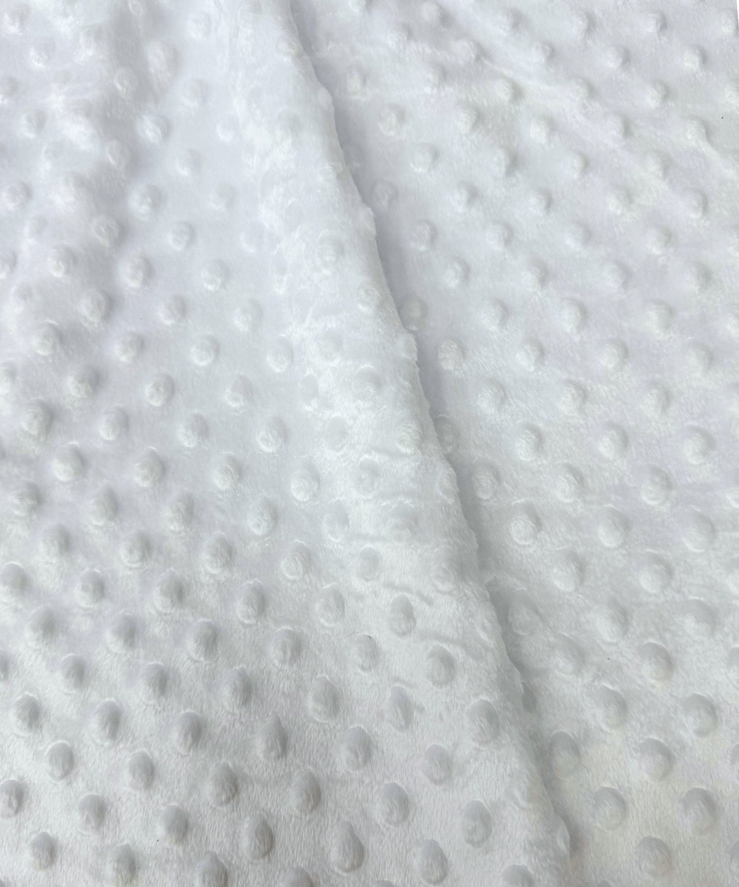 White Minky Fabric
