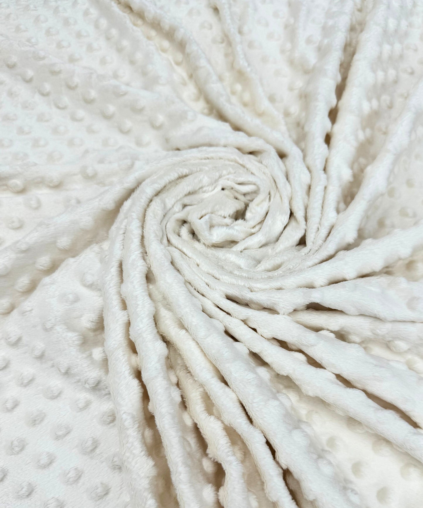 Minky dot fabric