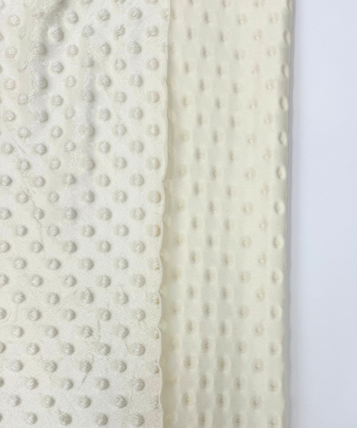 Ivory Minky Fabric