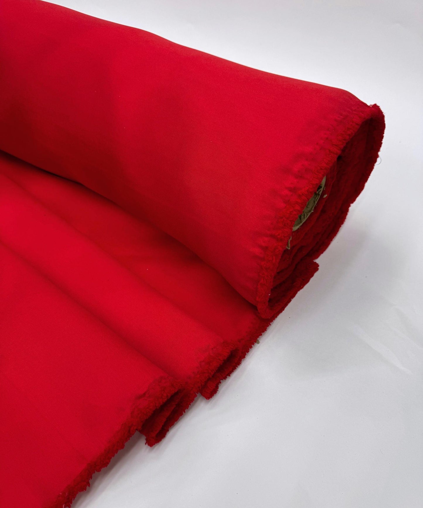 Red Mikado Satin Twill