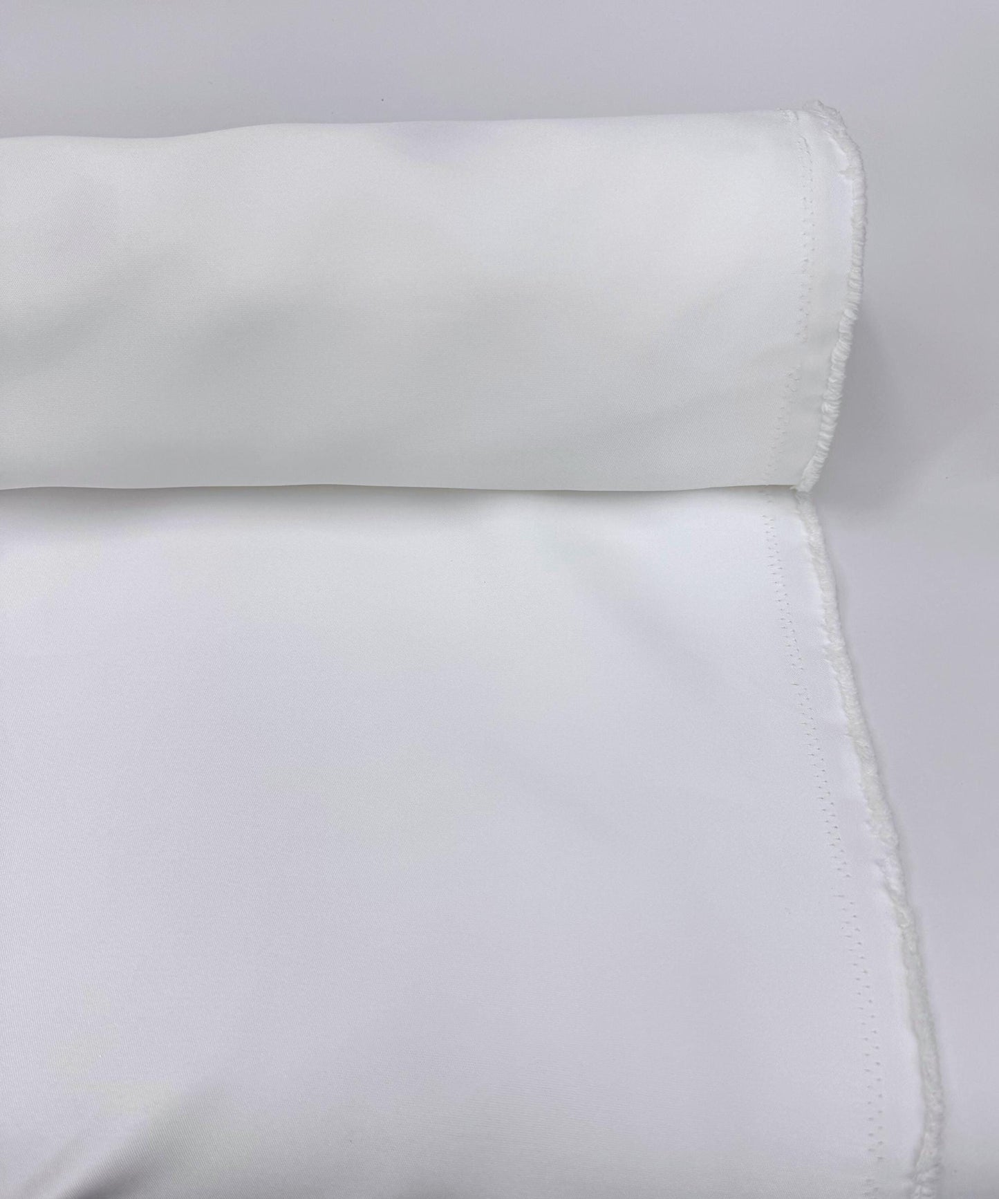 White Mikado Satin Twill