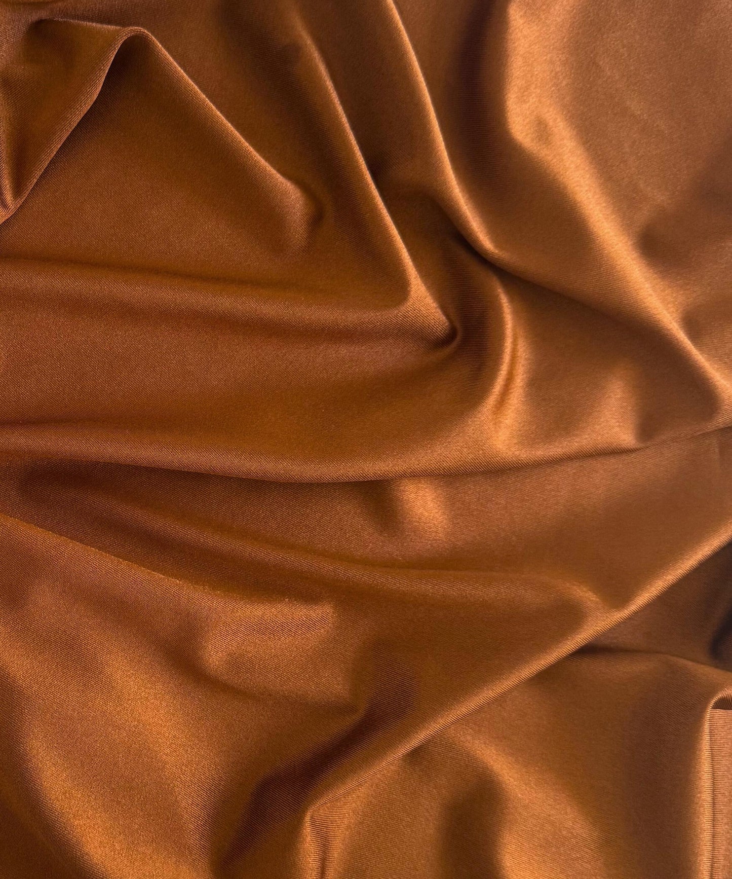 Rust Shiny Nylon Spandex