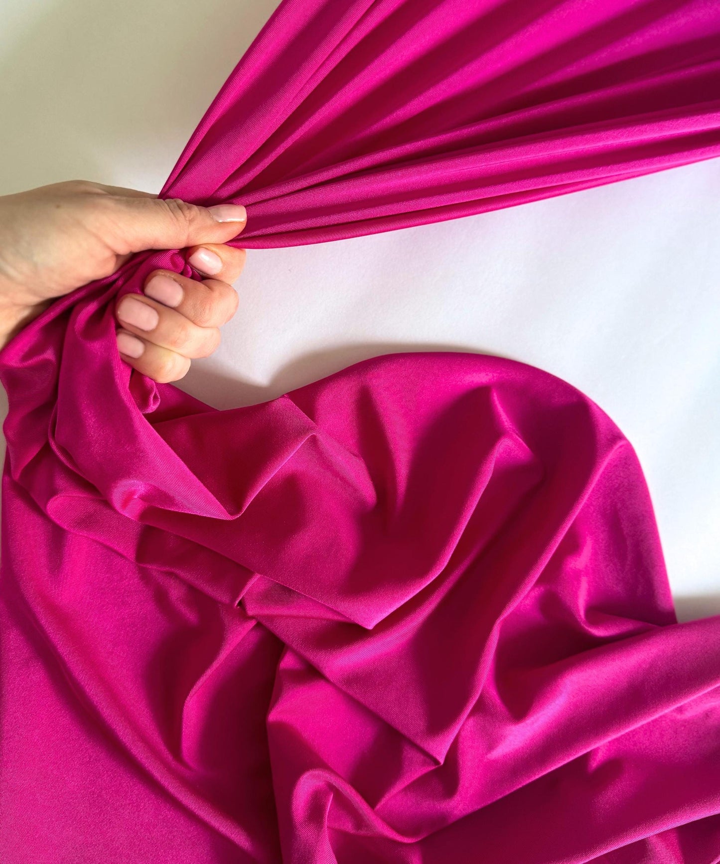 Fuchsia Shiny Nylon Spandex