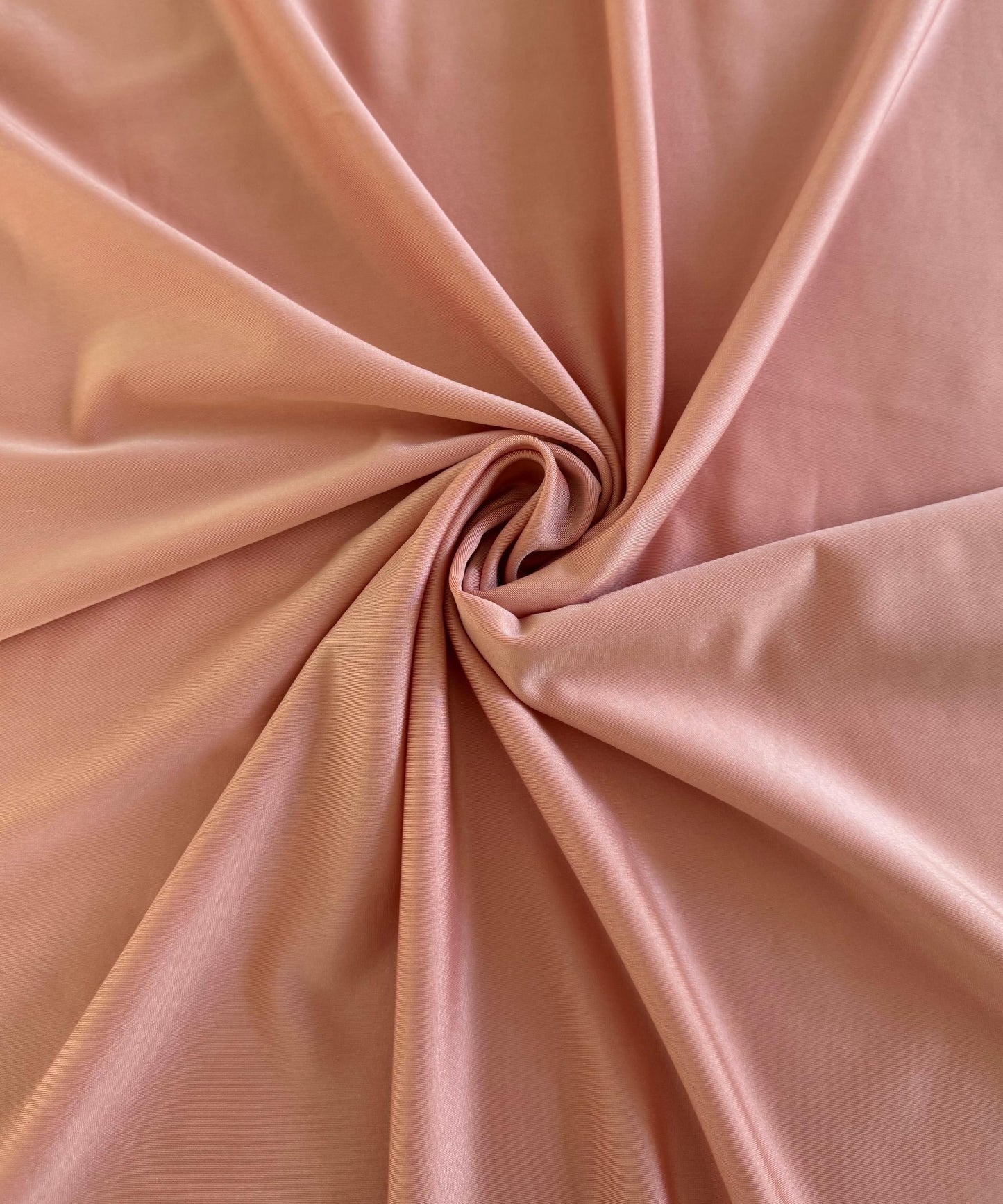 Blush Pink Shiny Nylon Spandex