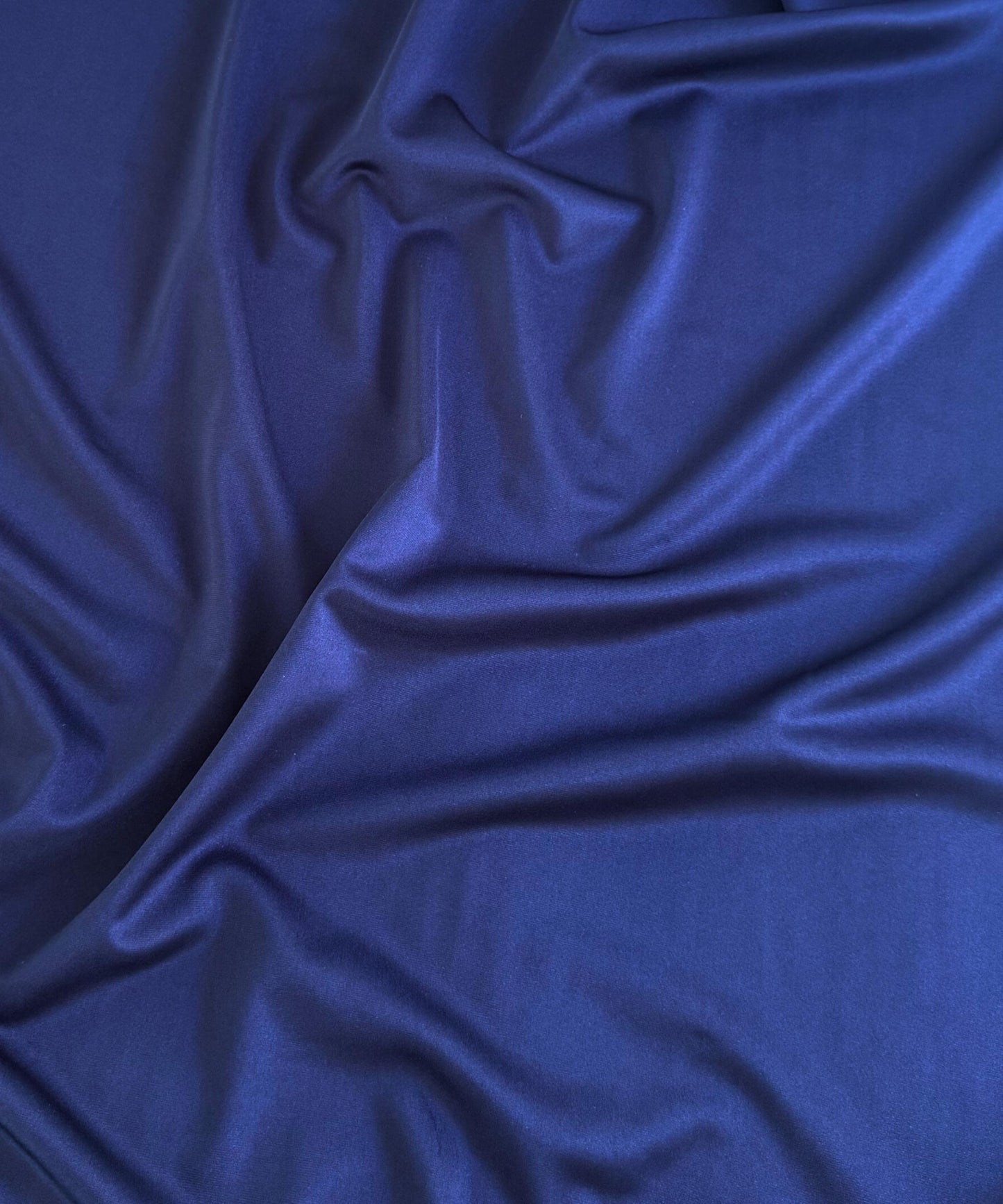 Navy Blue Shiny Nylon Spandex