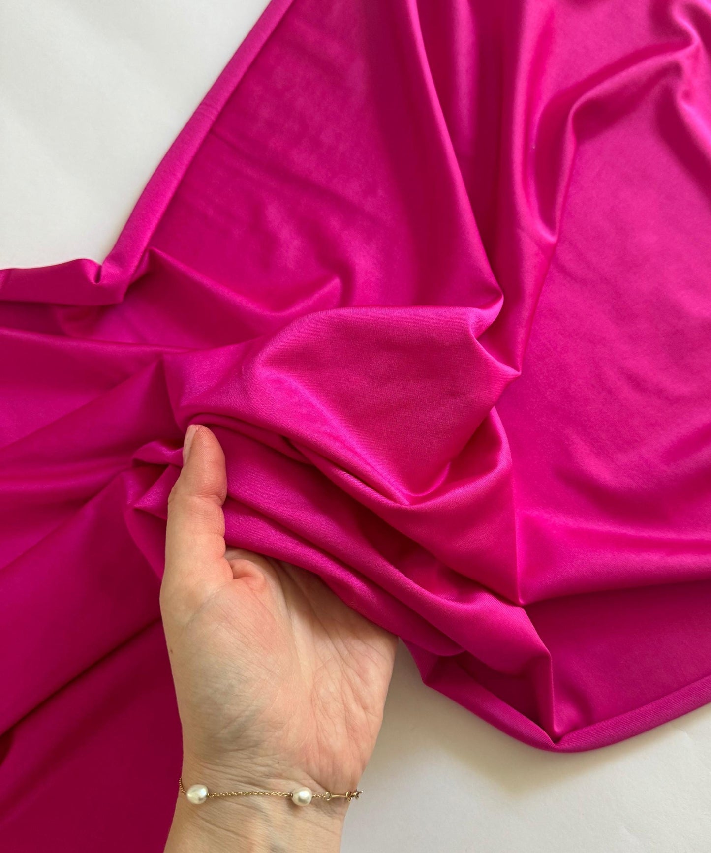 Fuchsia Shiny Nylon Spandex