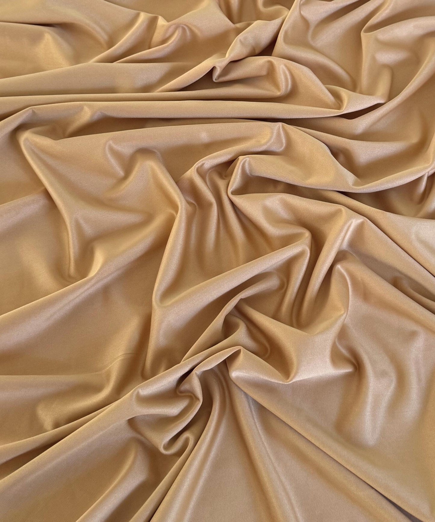 Nude Shiny Nylon Spandex