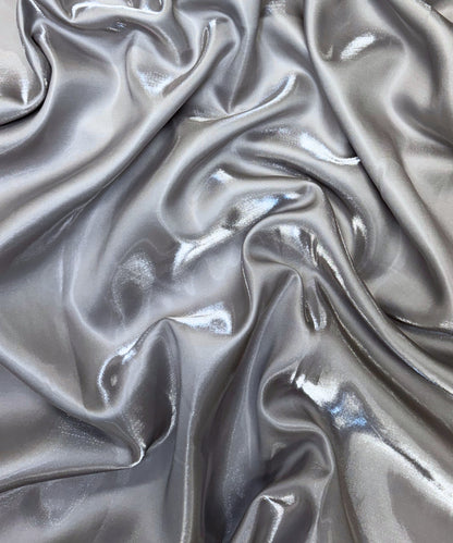 Silver Liquid Bridal Satin
