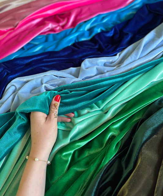 Stretchy Velvet Fabric - Velour for Stage Costumes