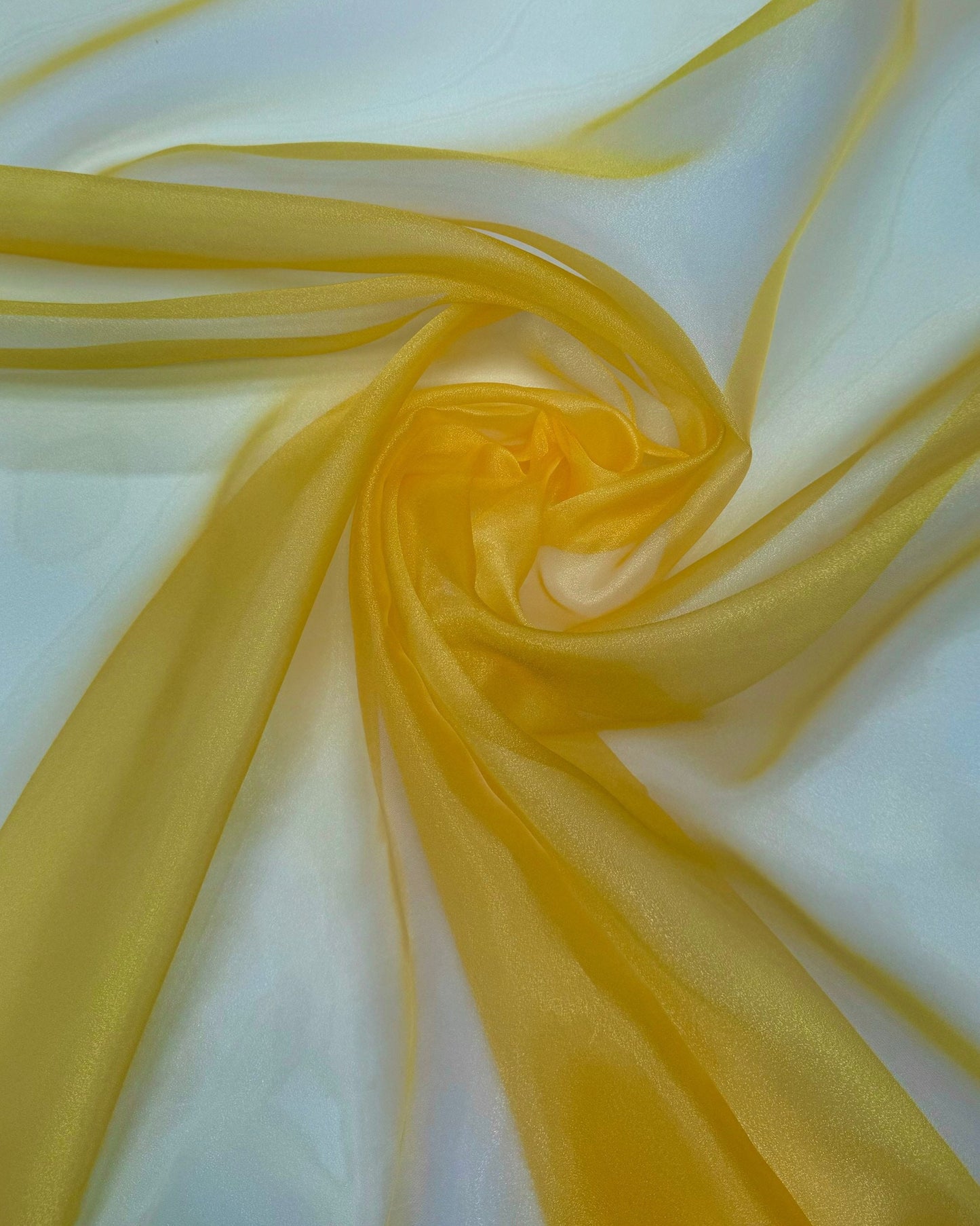 Yellow Crystal Organza