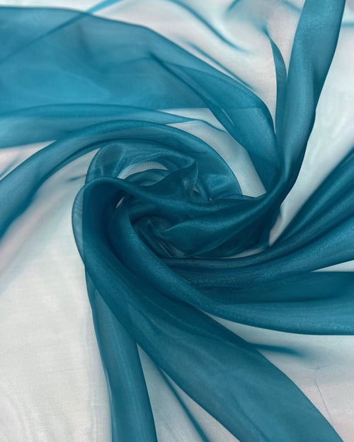 Teal Organza