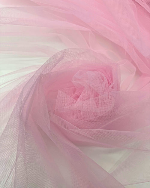 baby pink stretch tulle