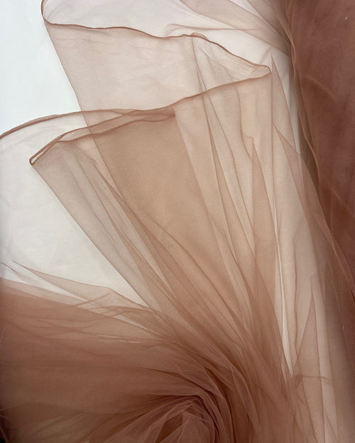 Chocolate Stretch Tulle