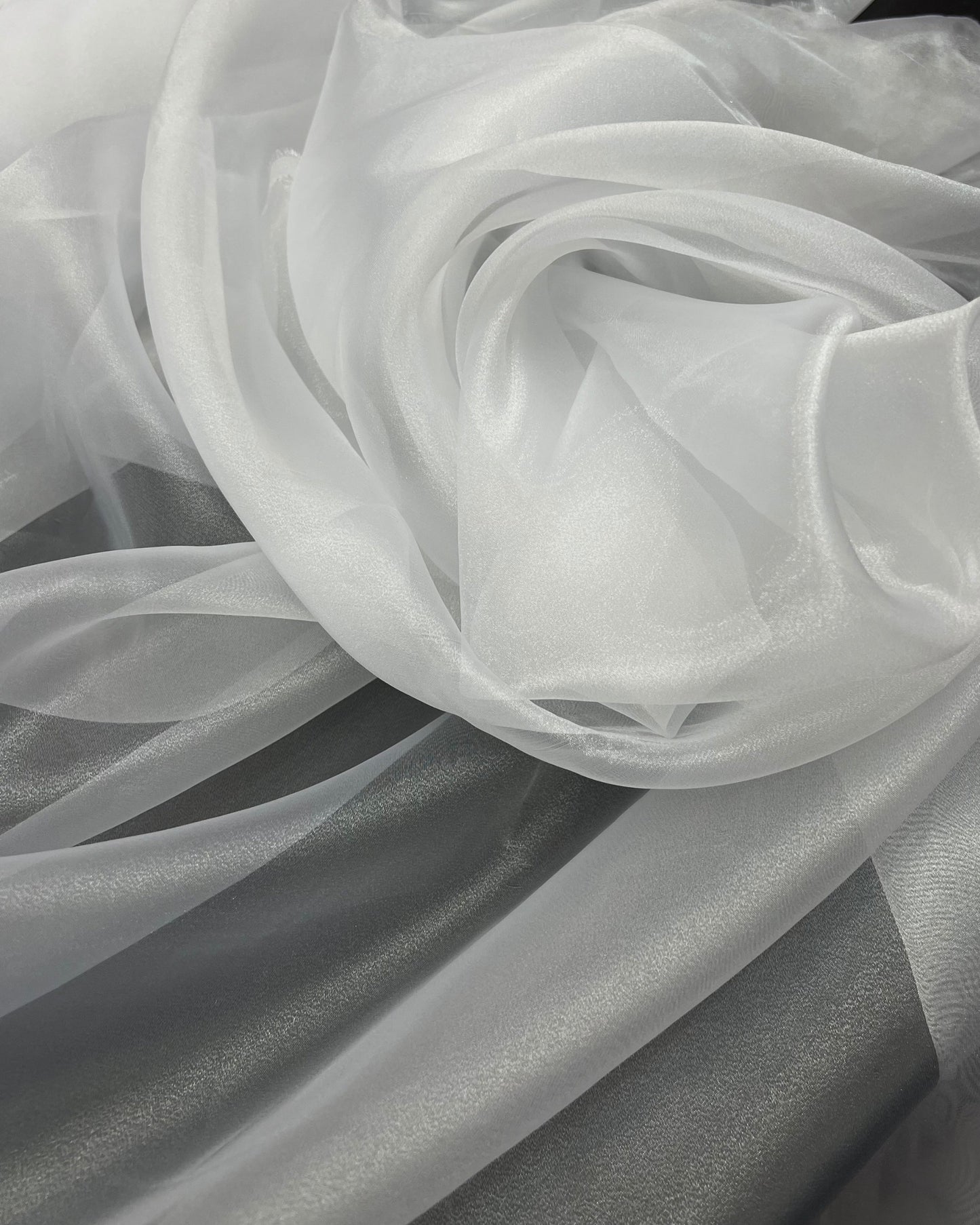 White Crystal Organza