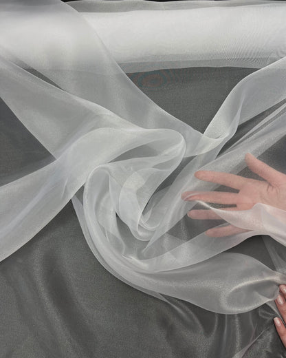White Crystal Organza