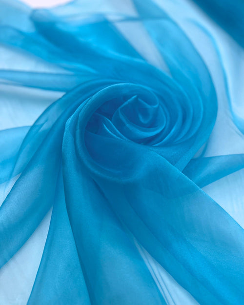 Turquoise Organza