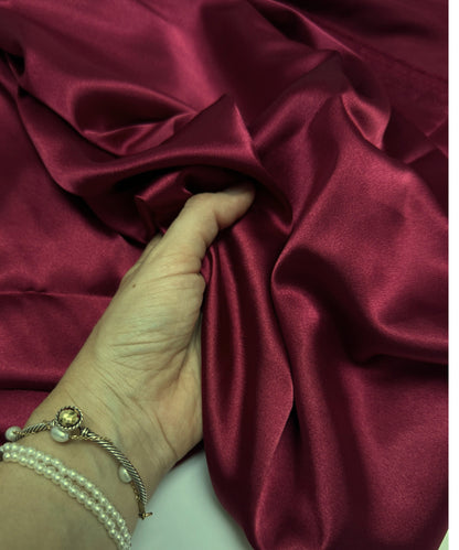 Satin by the yard