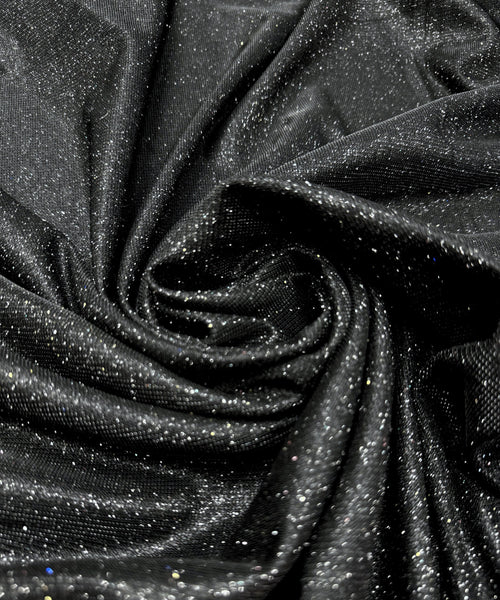 glitter lurex fabric with a sparkling