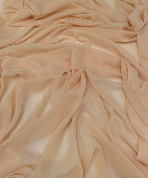 Champagne chiffon fabric