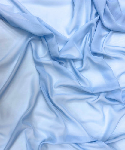 baby blue chiffon fabric