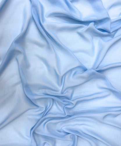 Baby Blue Chiffon