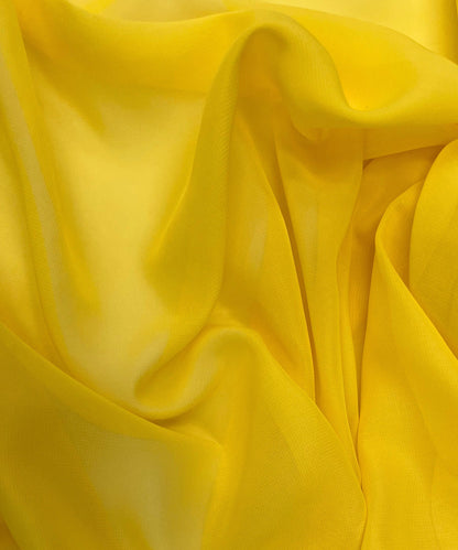 yellow chiffon by the yard