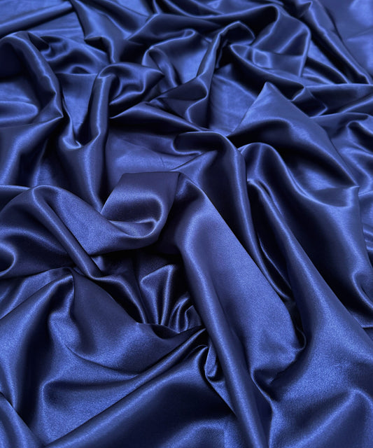 navy blue stretch fabric