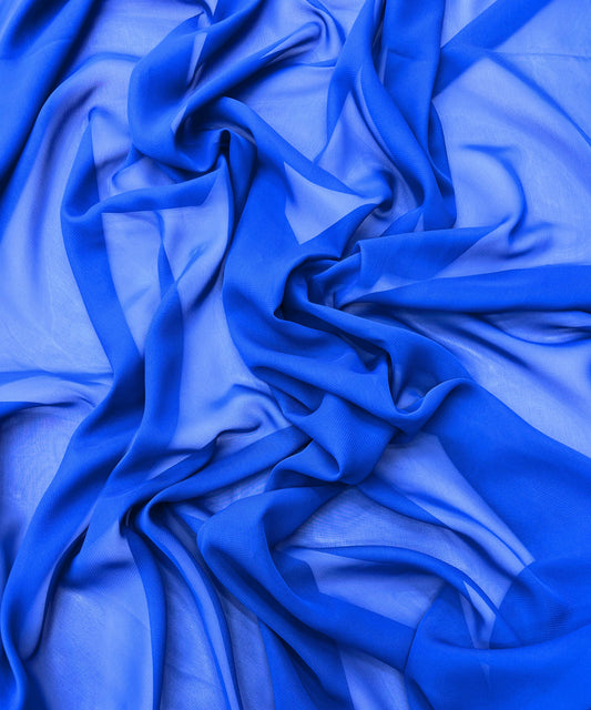 royal blue chiffon fabric