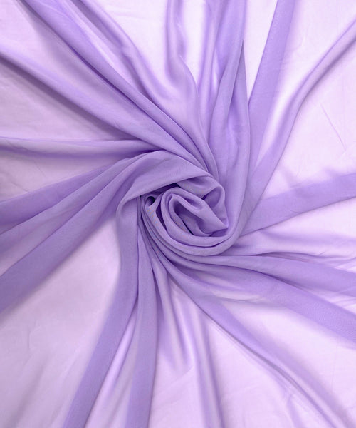 lavender chiffon fabric
