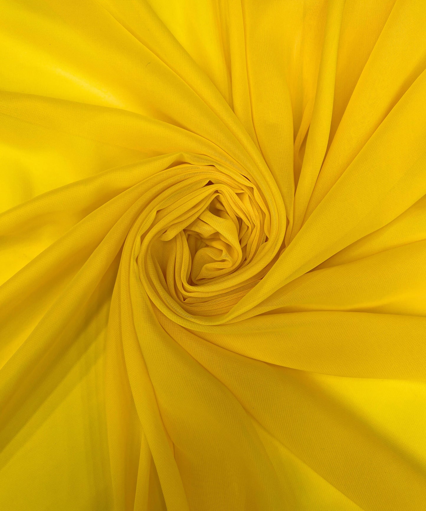 yellow chiffon fabric
