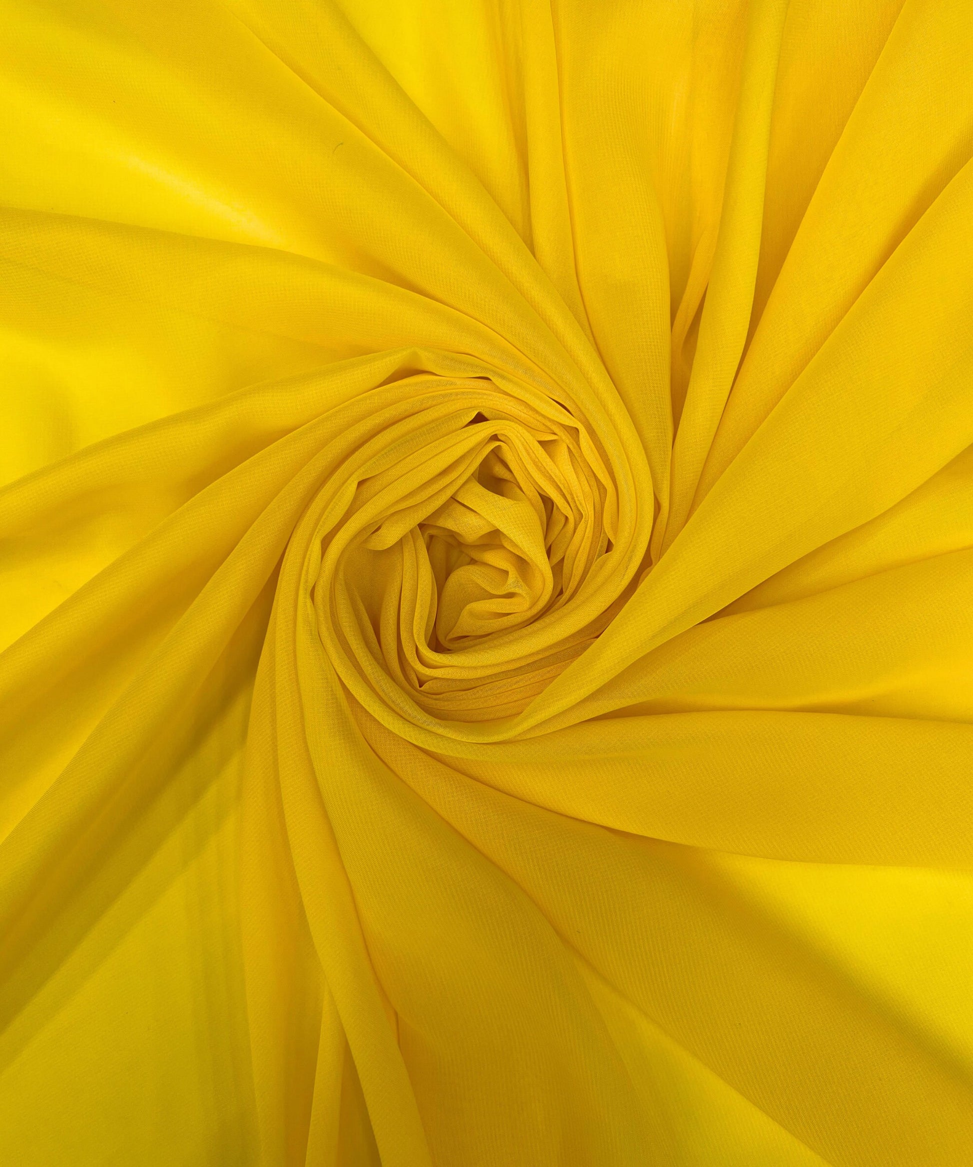 yellow chiffon fabric