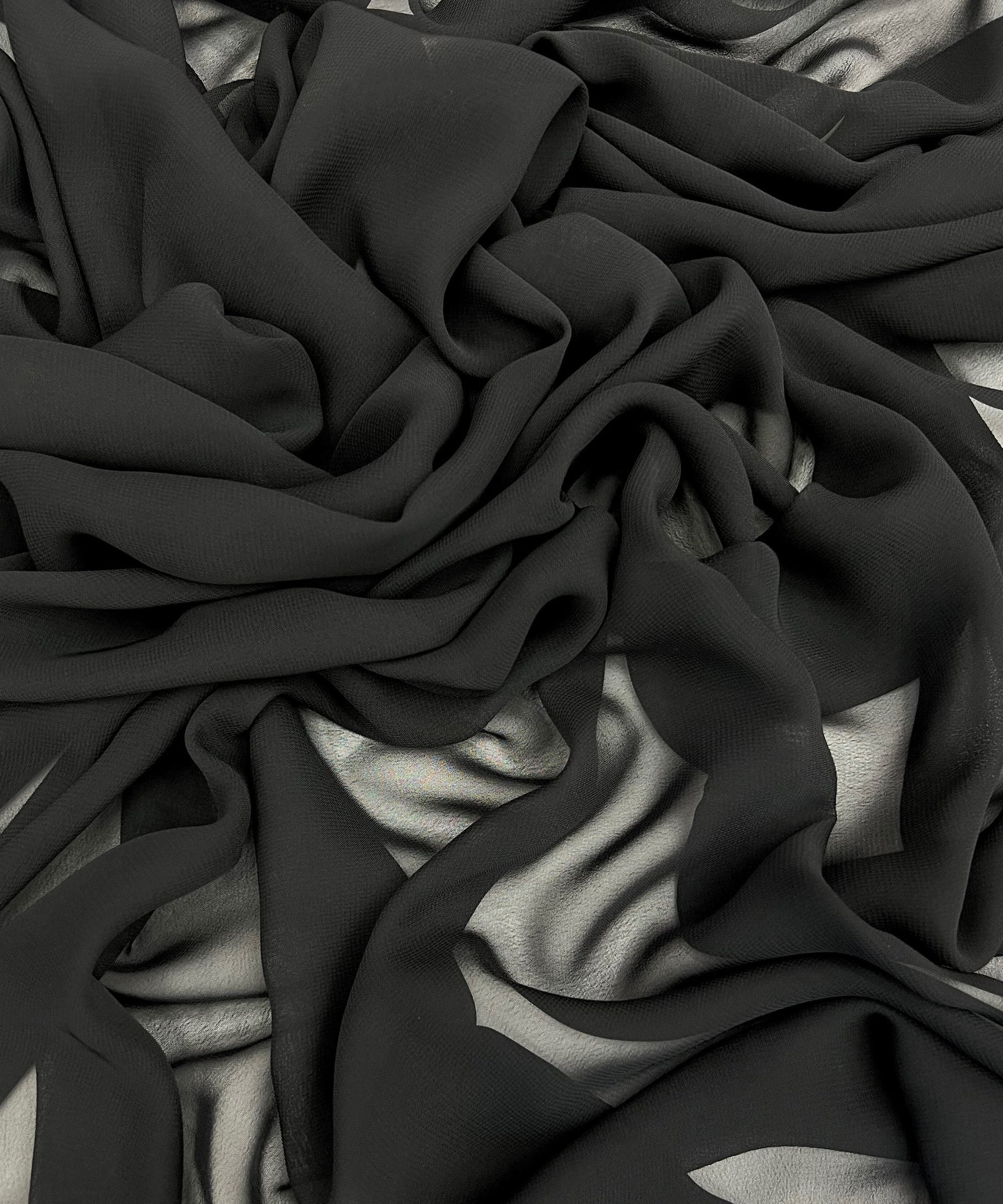 Black Sheer Chiffon Fabric Soft and Lightweight for Dresses & Dcor Sew The Trend Black Sheer Chiffon Fabric Soft and Lightweight for Dresses & Dcor Sew The Trend