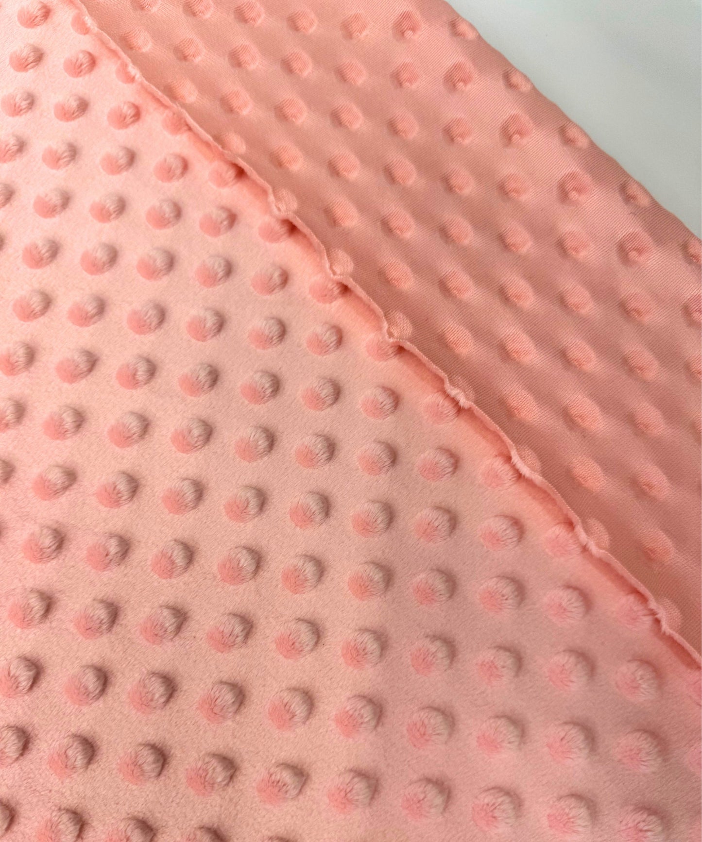 Coral Minky Fabric
