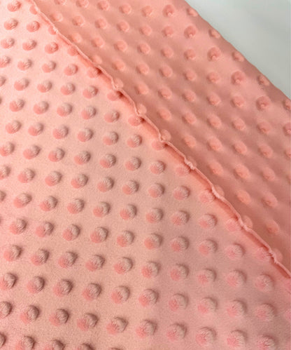 Coral Minky Fabric