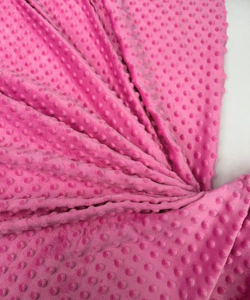 Minky dot fabric