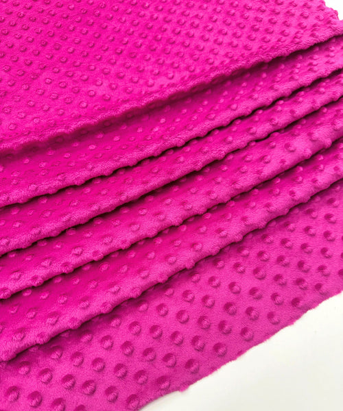Minky dot fabric