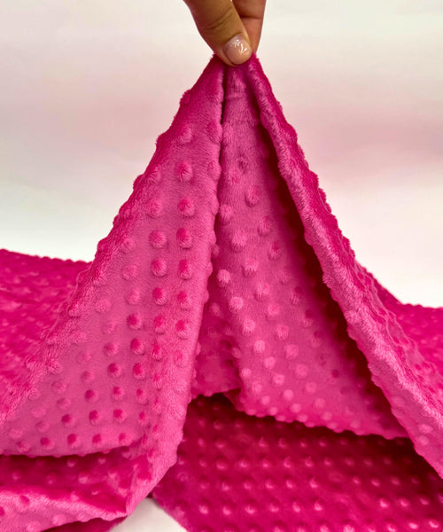 Minky fleece material